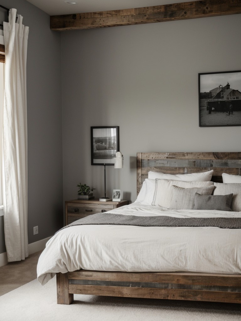 Cozy Minimalist Apartment: Embrace Simplicity with Gray Bedroom Decor