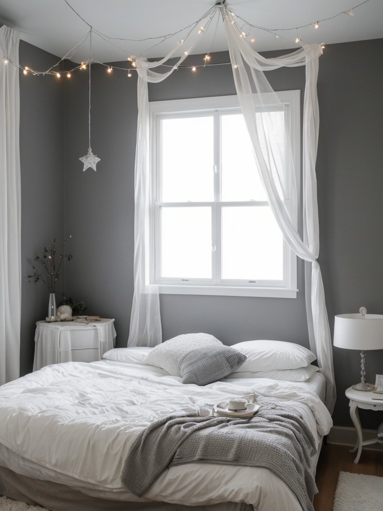 Stunning Apartment Vibes: Elegant Minimalist Gray Bedroom