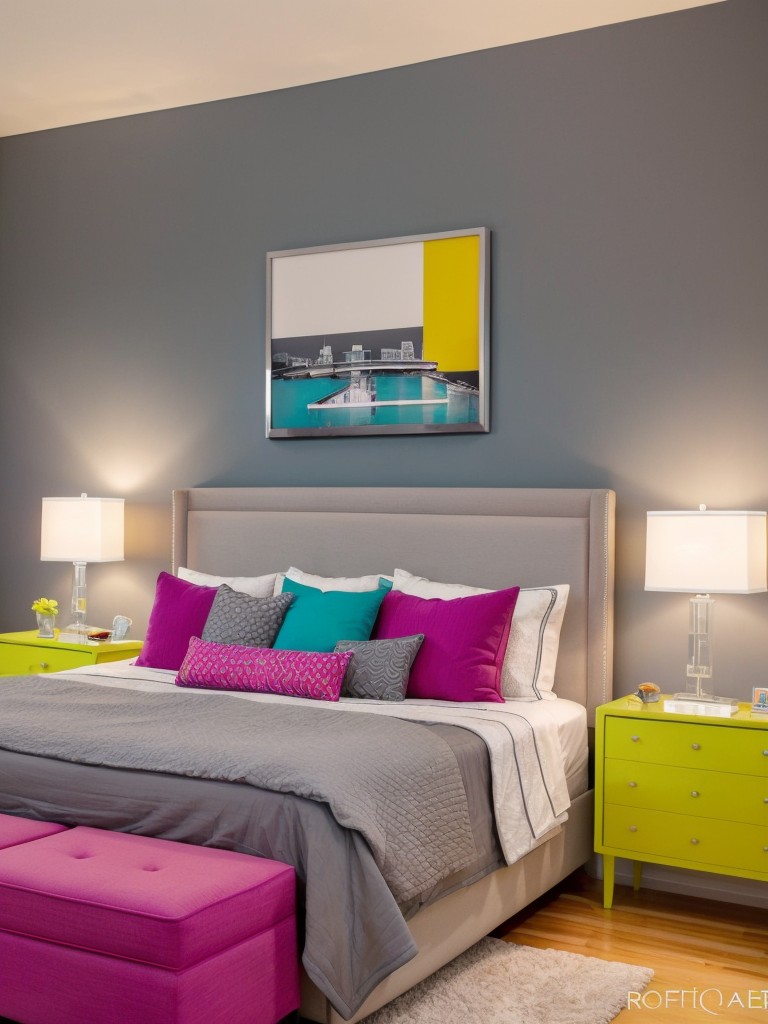 Vibrant & Bold: Apartment Bedroom Decor Ideas