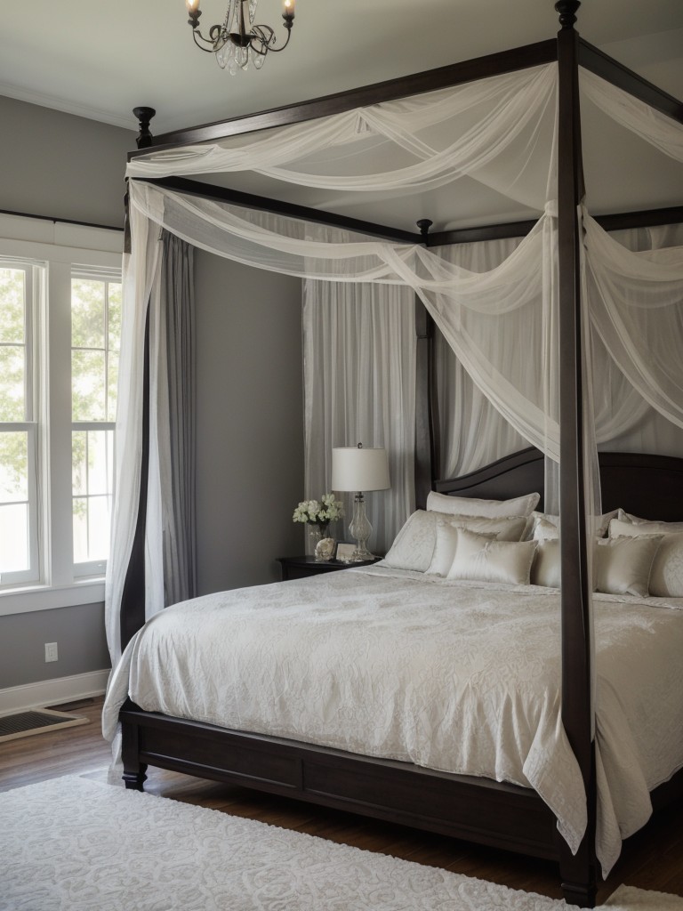 Dreamy and Relaxing Bedroom Decor with Gray Tones