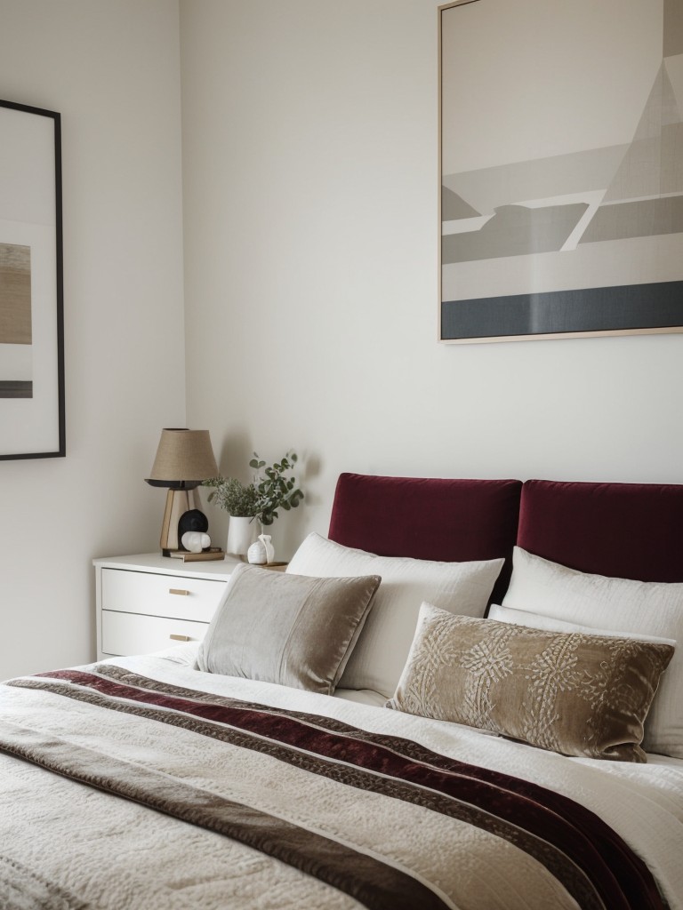 Scandinavian-inspired bedroom decor: Mix textures and patterns for a visually stunning space!