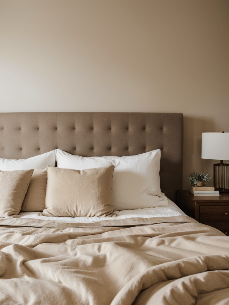 Cozy Beige Bedroom Decor: Transform Your Space with Plush Bedding!