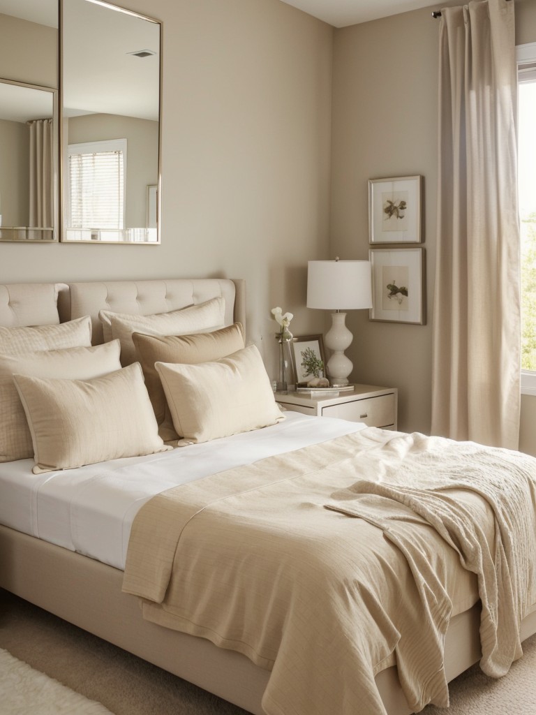 Elevate Your Bedroom with Stunning Beige Decor.