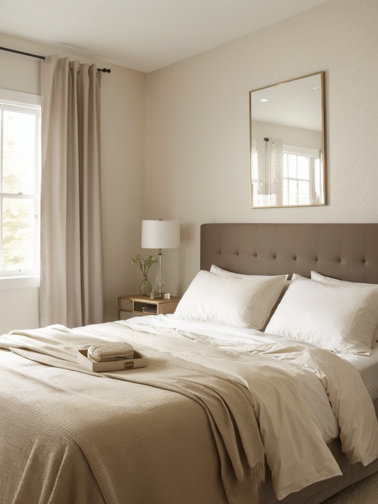 Beige Bliss: Elevate Your Apartment Bedroom with Serene Decor