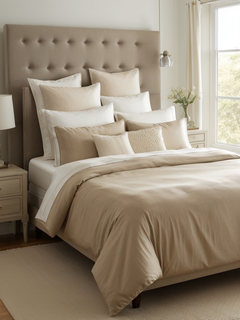 Elevate Your Space: Stylish Beige Apartment Bedroom Upgrade