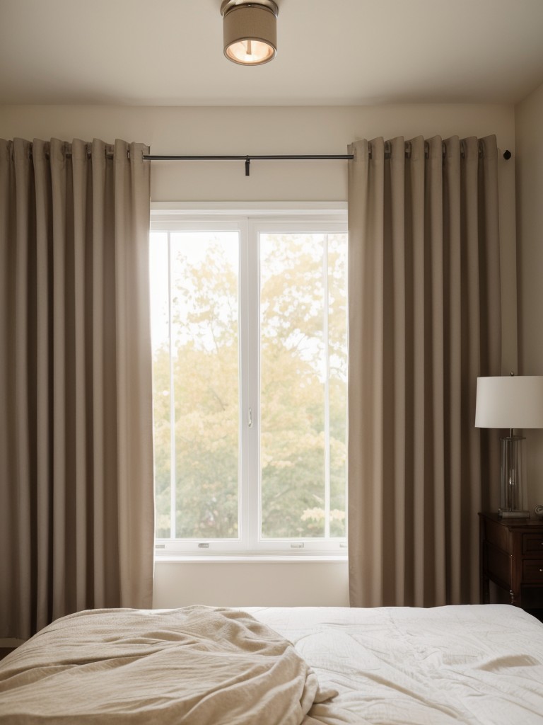 Beige Bedroom: Create a Cozy Retreat with Blackout Curtains