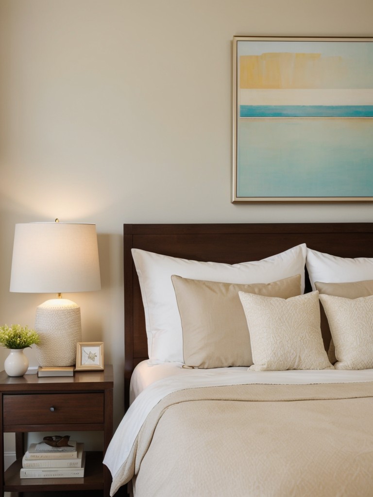 Transform Your Apartment into a Calm Retreat with Beige Bedroom Decor and Vibrant Accents