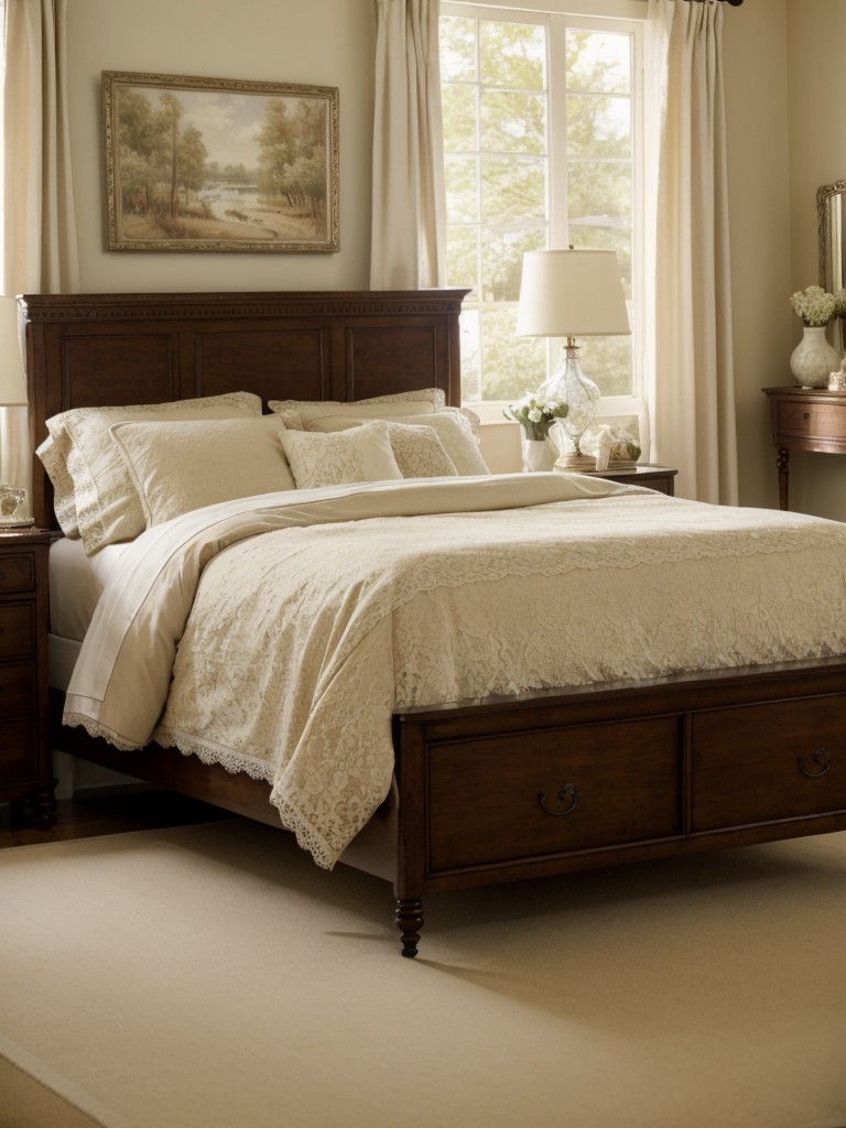 Vintage-inspired Beige Bedroom Decor: Create a Serene Oasis!