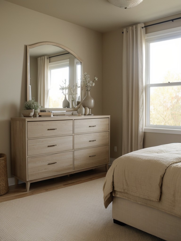 Create a Serene Beige Bedroom with Coordinated Decor