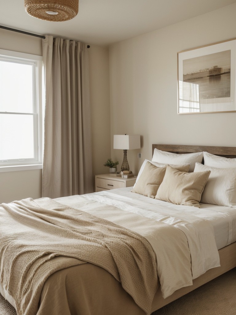 Cozy Up Your Bedroom with Beige Decor for a Zen-inspired Oasis!