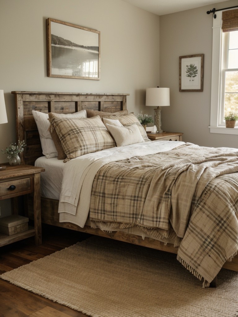 Create a Rustic Retreat with Beige Bedroom Decor