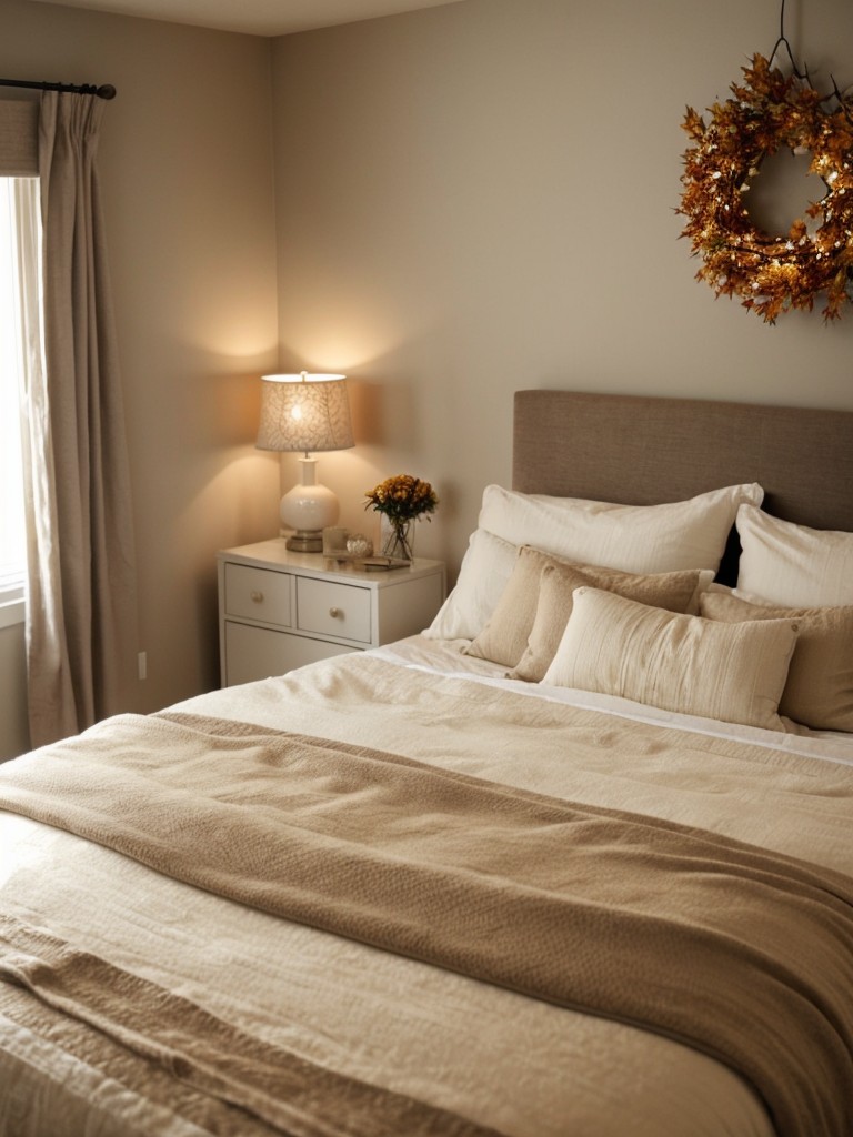 Cozy Beige Bedroom Inspiration: Dreamy Lighting Ideas