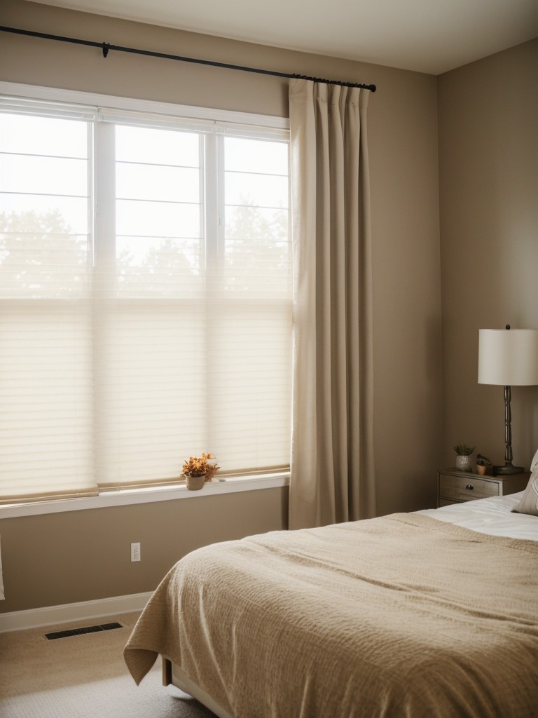 Serene Sleep: Upgrade your window treatments for a peaceful apartment bedroom