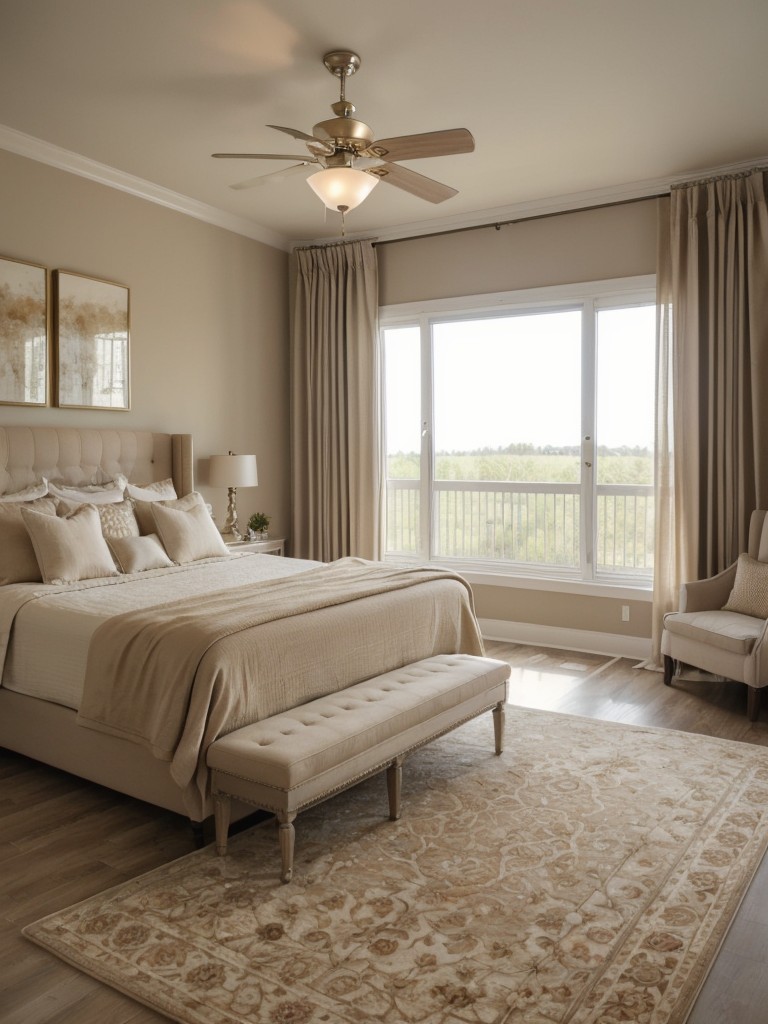 Cozy & Chic: Elevate Your Apartment with Timeless Beige Bedroom Decor!