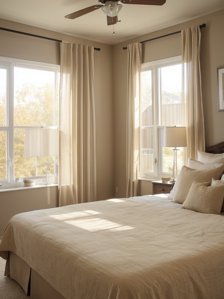 Beautiful Beige Bedroom Decor: Let Natural Light Shine!