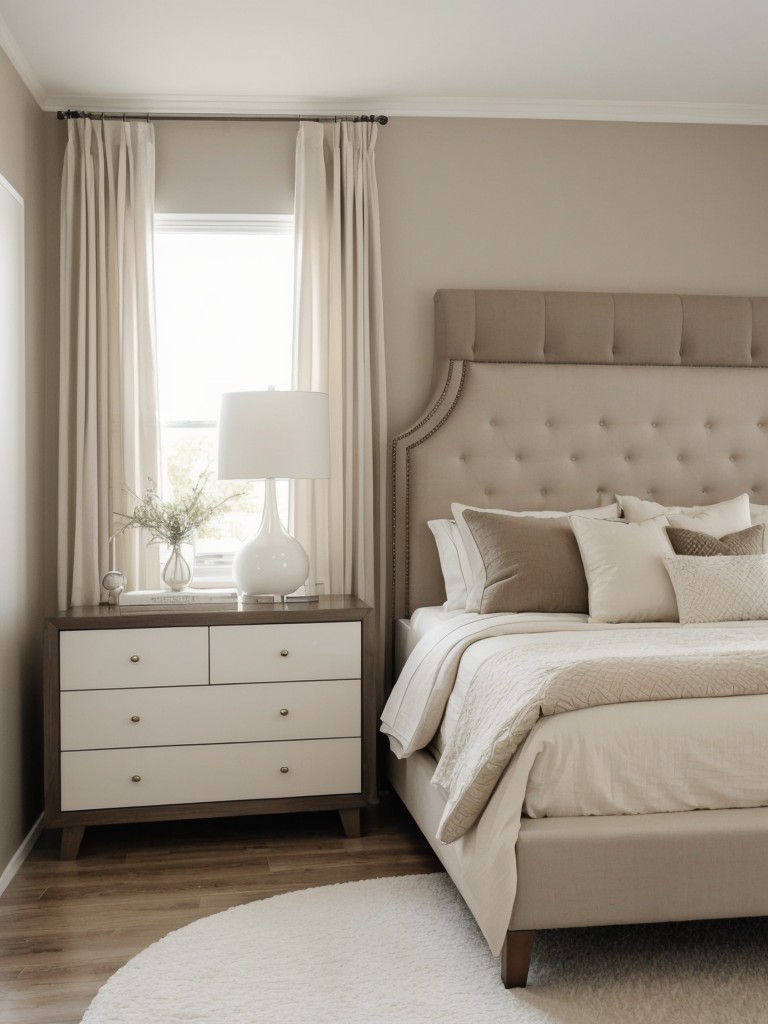 Beige Elegance: Elevate Your Bedroom with Chic Monochrome Vibes