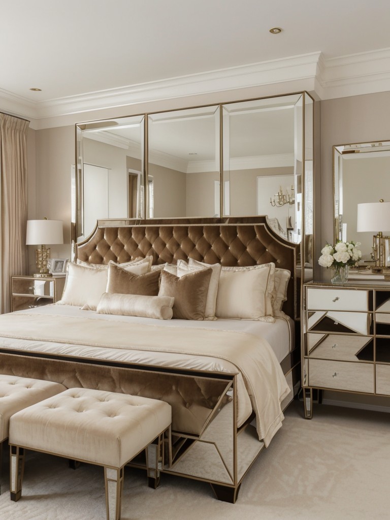 Beige Elegance: Glam up your apartment with Hollywood Regency vibes!