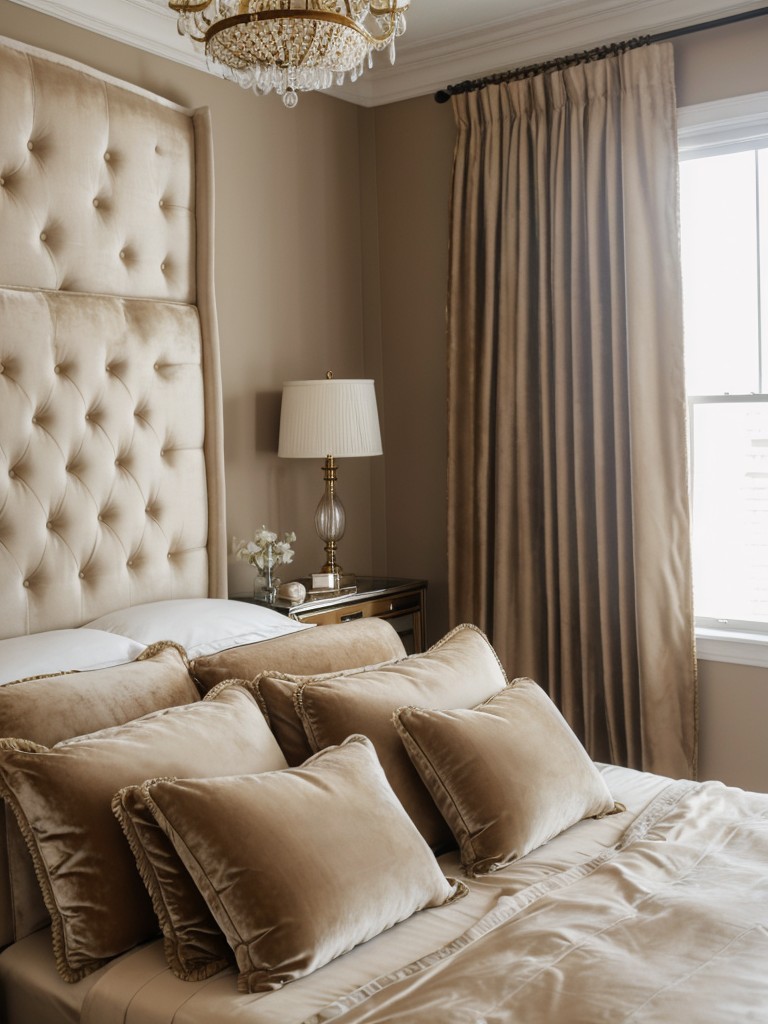 Luxe Apartment: Elevate Your Bedroom with Plush Decor!