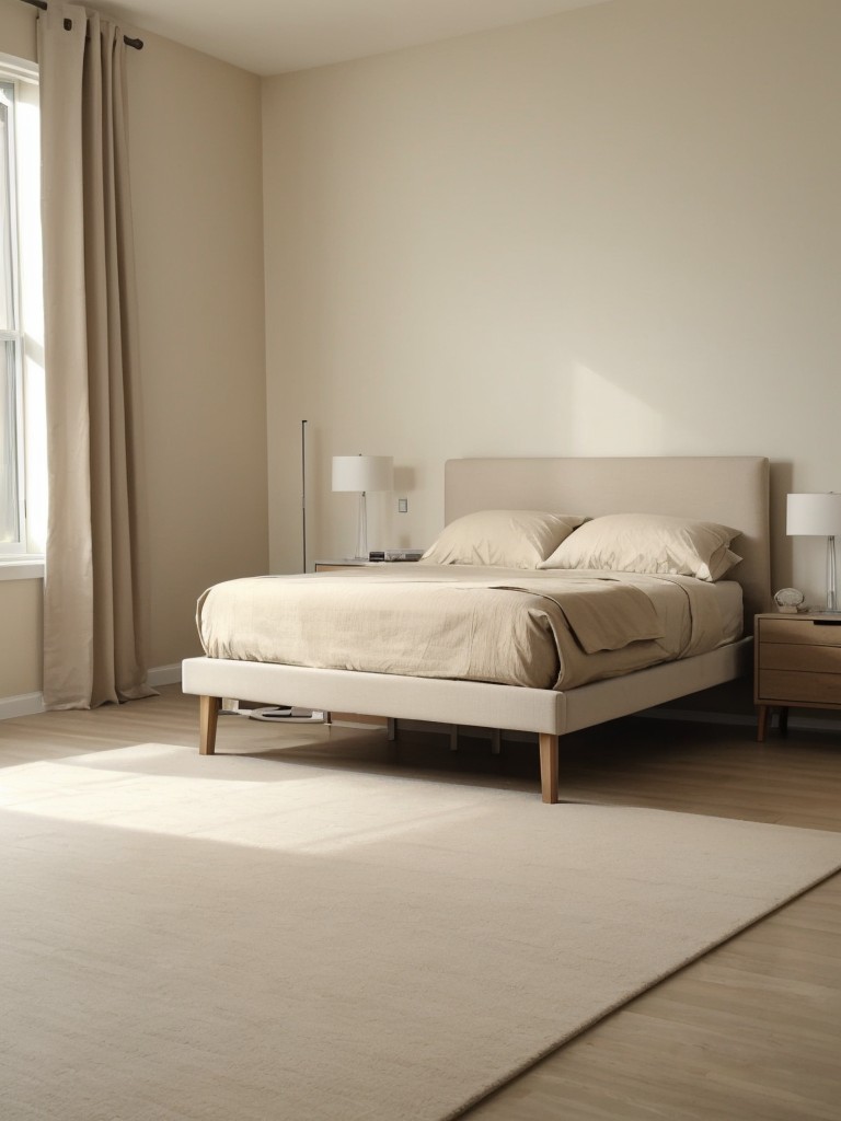 Minimalist Bedroom Goals: Elevate Your Space with Clean Lines and Neutral Tones.