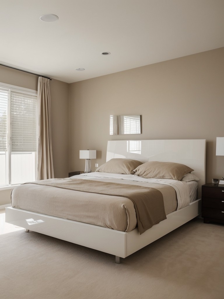 Beige Bliss: Transform Your Apartment with Sleek & Modern Bedroom Makeover