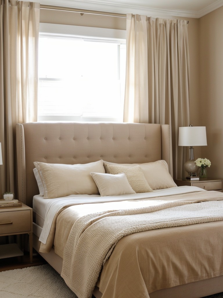 Elegant Beige Bedroom Makeovers: Add a Statement Piece for Magic!