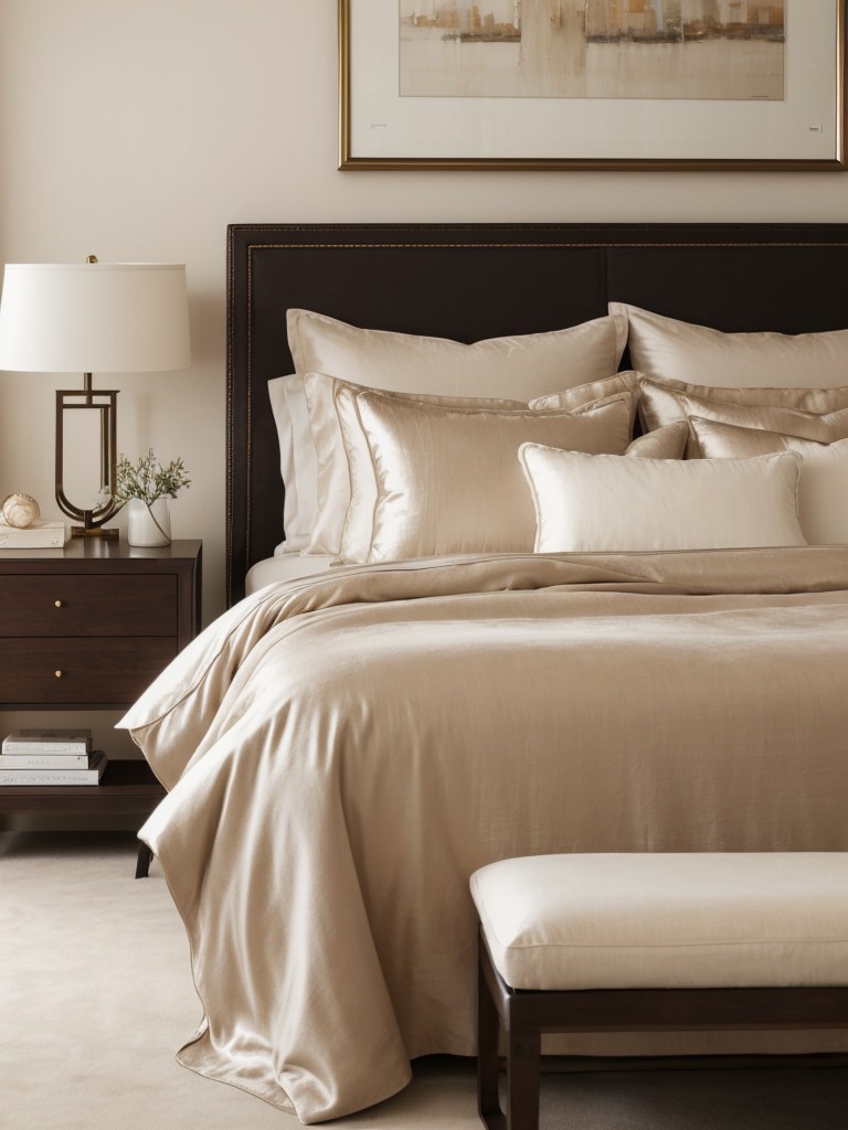 Luxurious Beige Bedroom Decor: Elevate Your Space with Cozy Elegance!