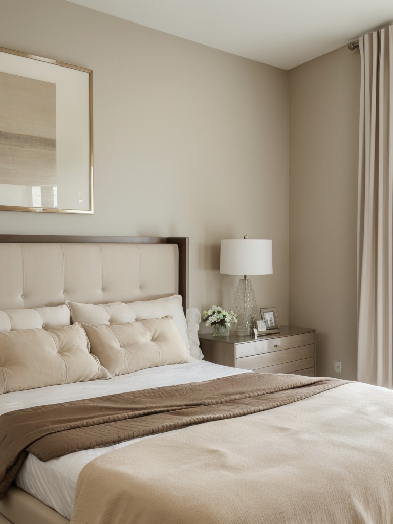 Beige Bedroom Decor: Elevate Your Space with a Tufted Headboard