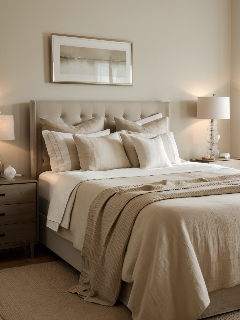 Cozy Apartment Vibes: Elevate Your Bedroom with Beige Decor!