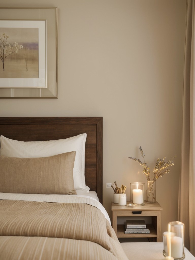 Soothing Bedroom Decor with Serene Scents.