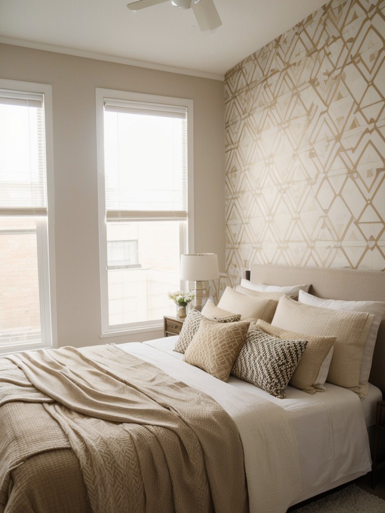 Geometric Glam: Elevate Your Apartment's Style with Trendy Patterns