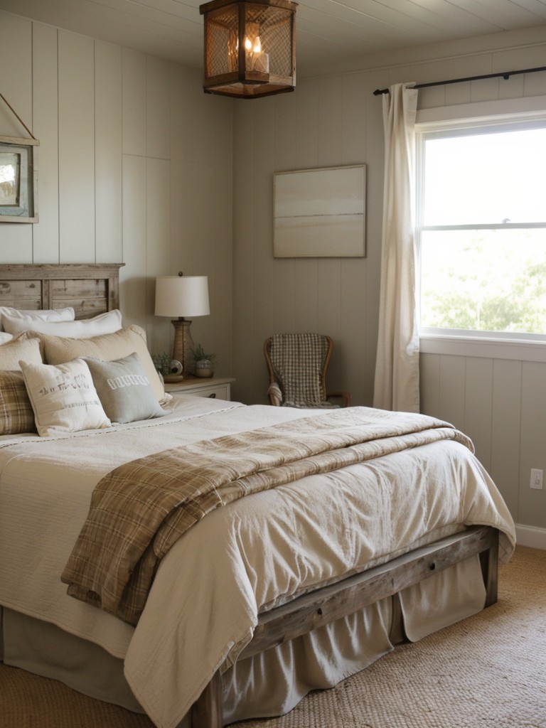 Beachy Beige Bedroom Decor: Coastal-Inspired Rustic Charm!