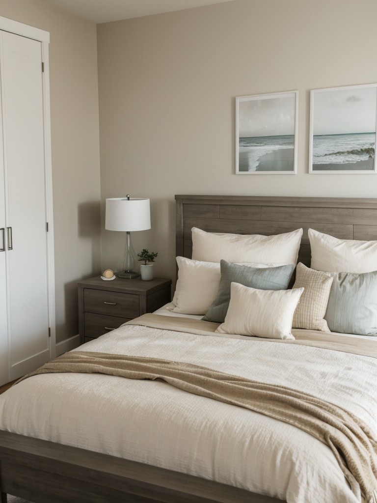 Seaside Chic Apartment Bedroom Decor for Tranquil Vibes