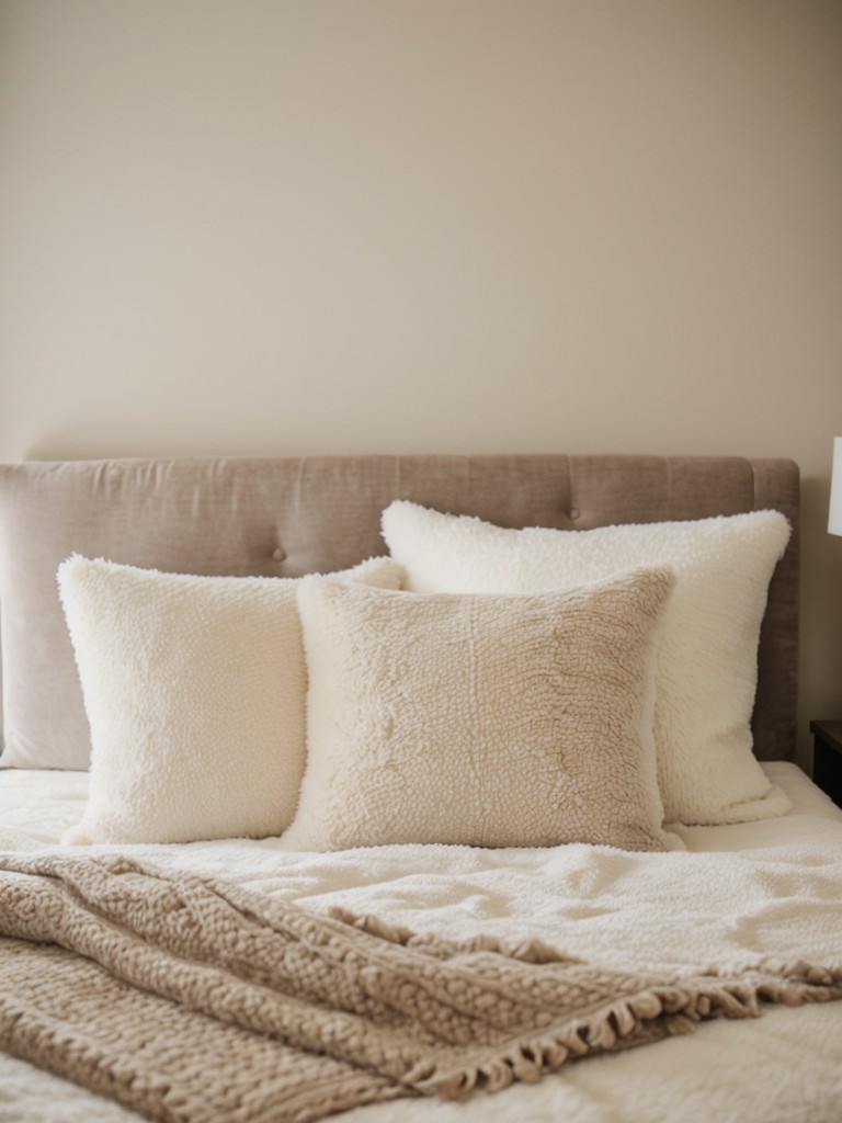 Cozy and Chic: Elevate Your Bedroom Decor with Plush Throws and Pillows!