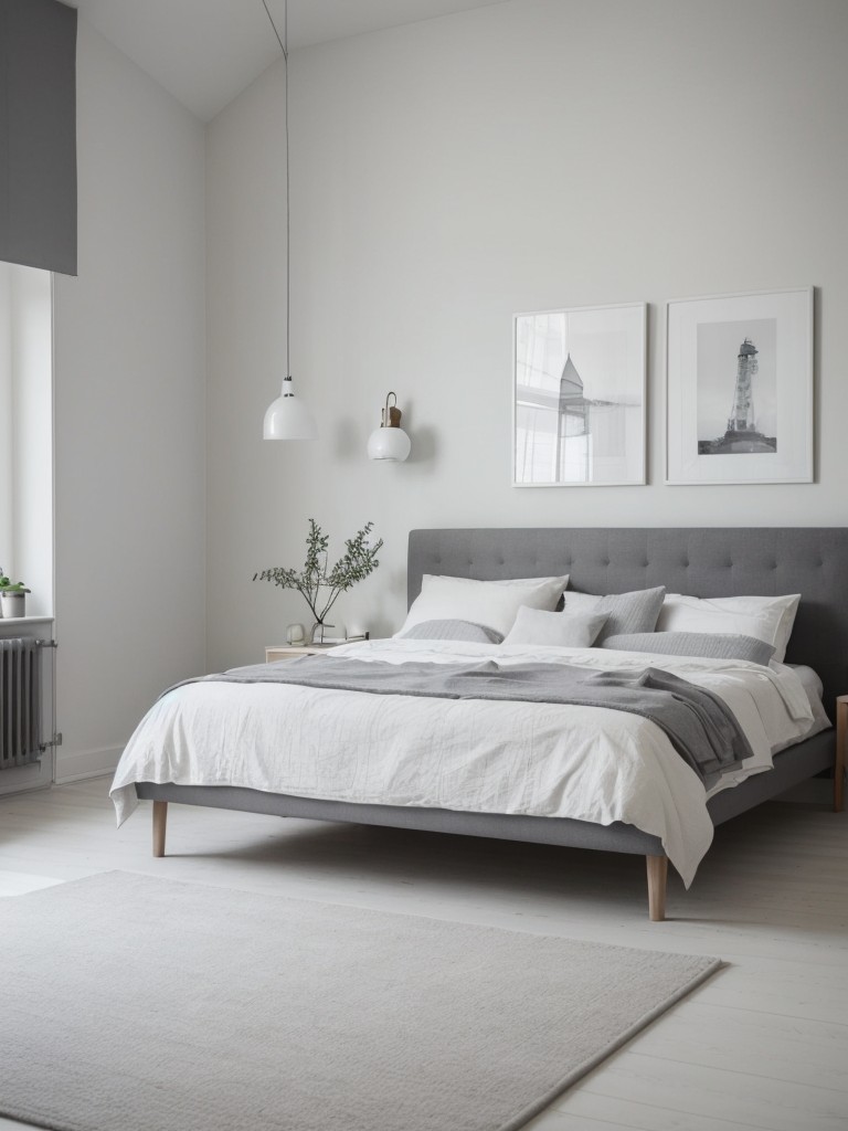 Scandinavian-inspired apartment: Create a modern sanctuary with muted tones and minimalist decor.