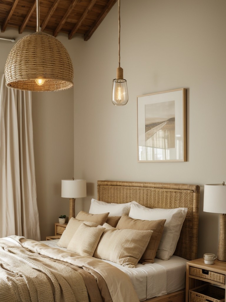 Cozy Beige Bedroom Lighting: Embrace Earthy Vibes