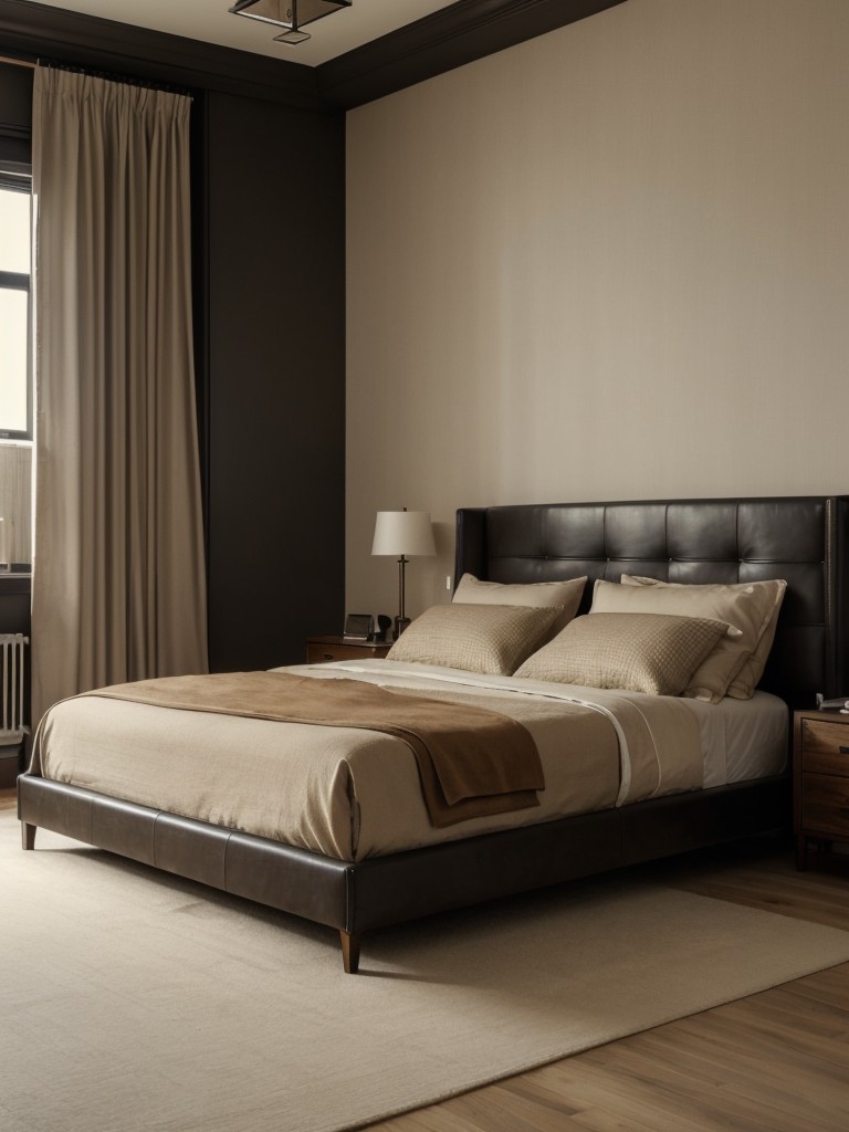 Sophisticated Beige Bedroom: Timeless & Masculine