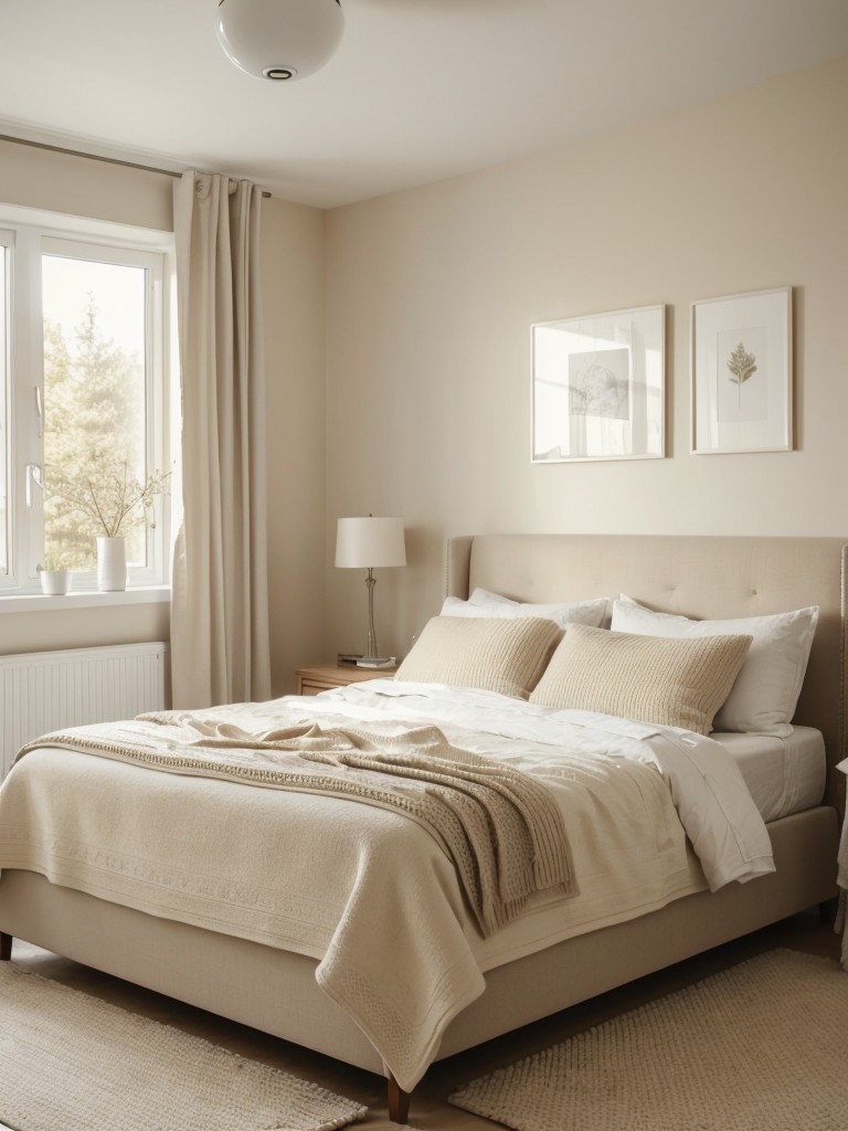 Cozy Beige Bedroom: Timeless Scandinavian Vibes