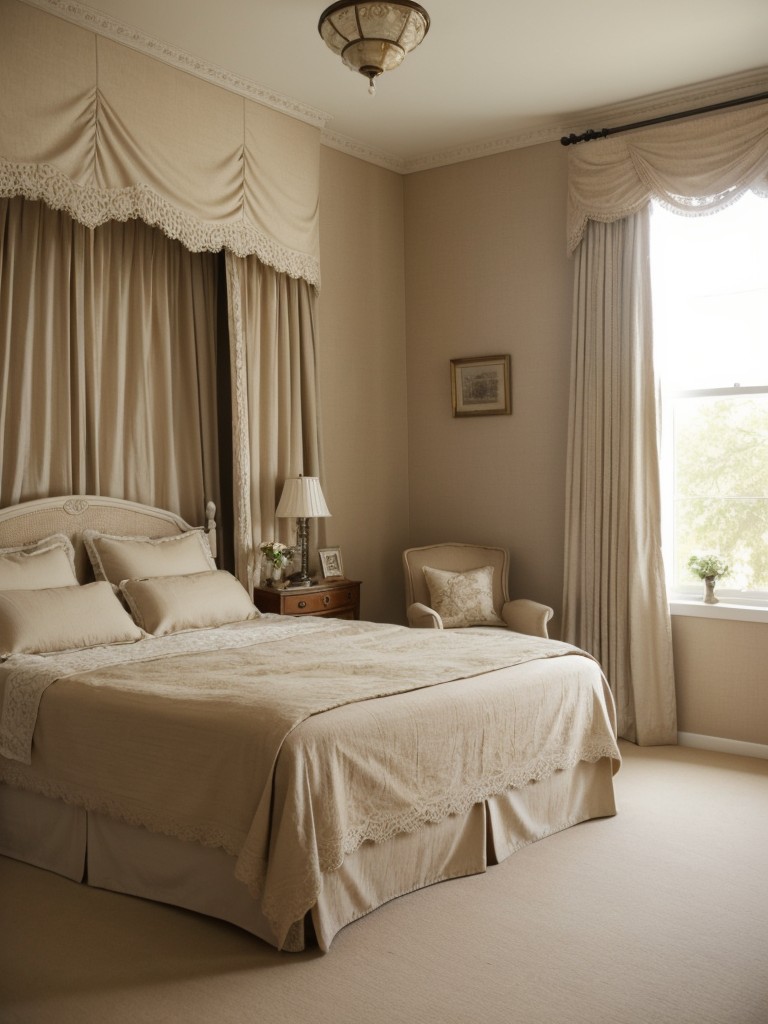 Vintage Beige Bliss: Timeless Apartment Bedroom Inspiration ?