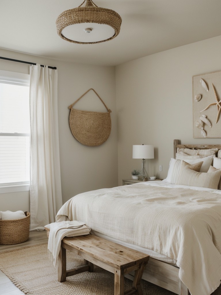 Coastal Retreat: Beachy Decor for an Elegant Beige Bedroom