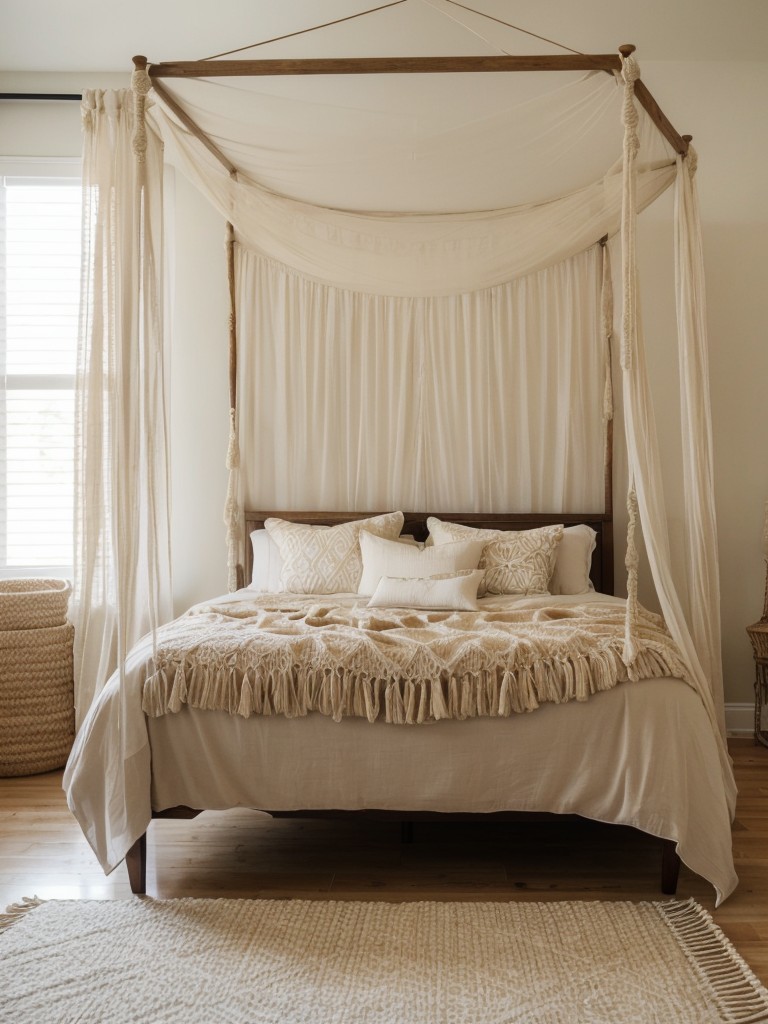 Boho Chic: Beige Bedroom Inspo for Apartment Bliss