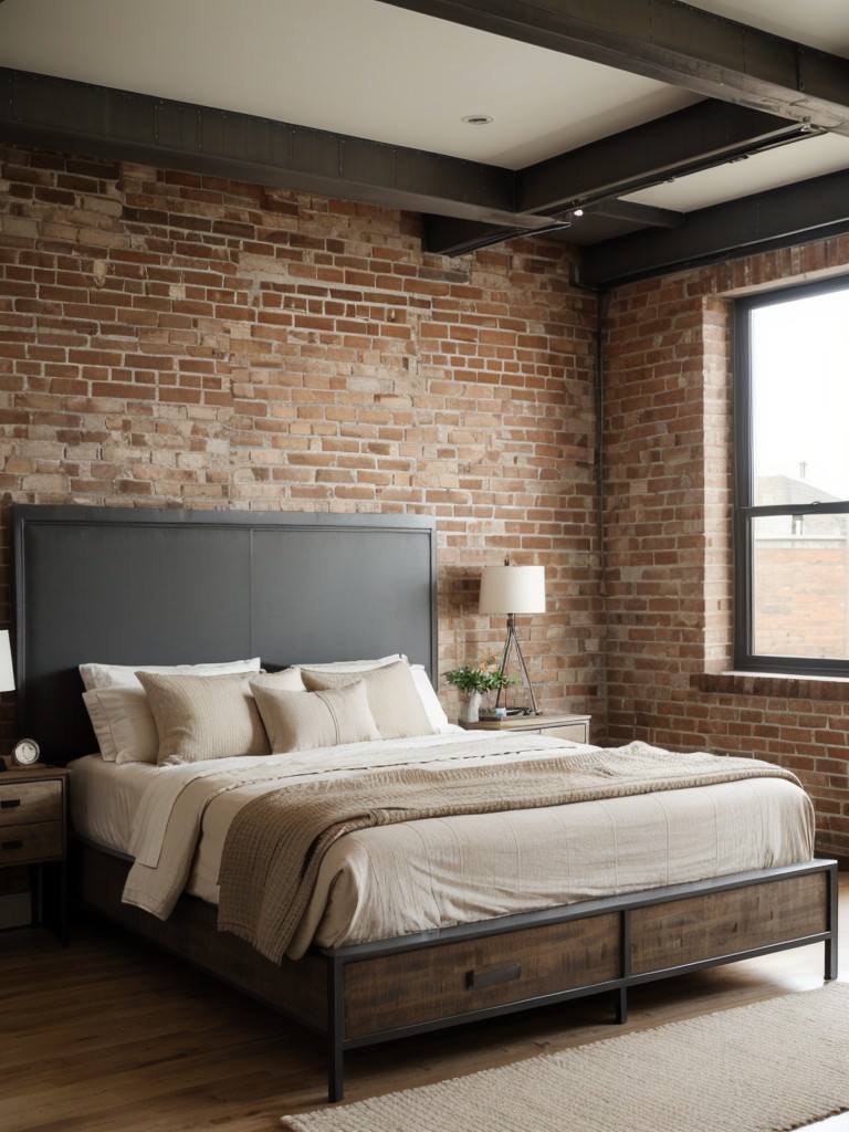 Chic Loft Vibes: Exposed Brick + Metal Accents for Modern Apartments