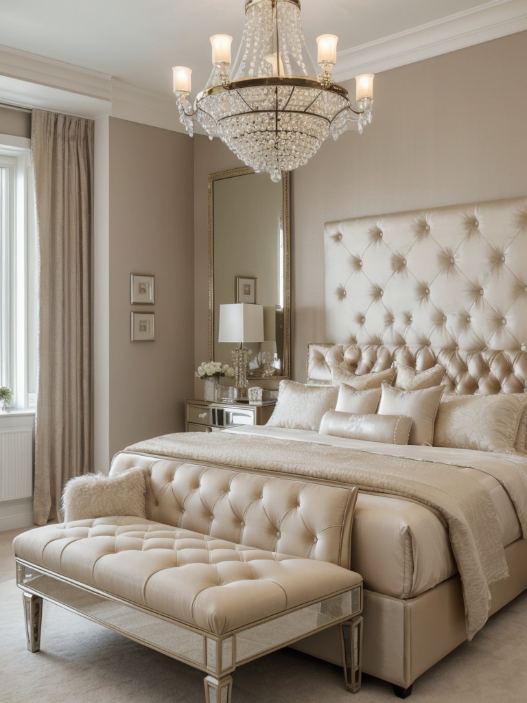 Beige Bedroom Vibes: Sophisticated Glam for Your Apartment