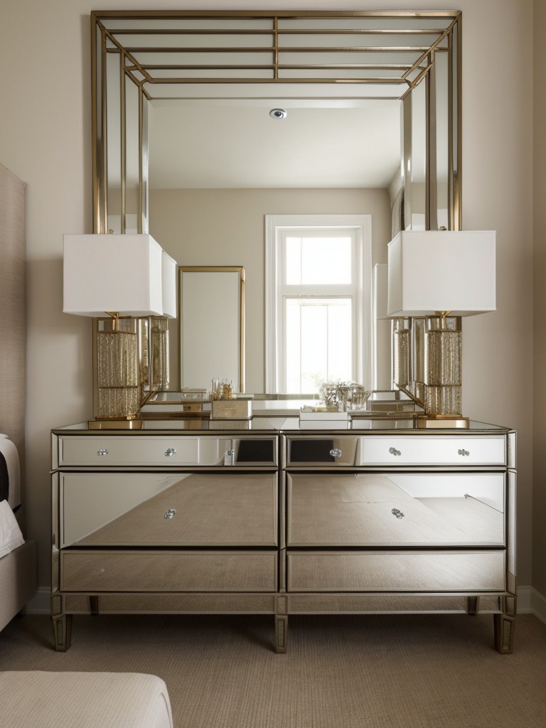 Create a Glamorous and Sophisticated Bedroom with Metallic Accents