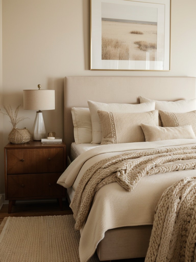 Zen-Like Beige Bedroom: Texture Inspiration for a Tranquil Space