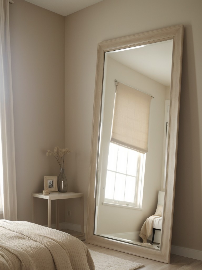 Create a Calm Space with Beige Bedroom Ideas. Maximize Light with Strategic Mirrors!