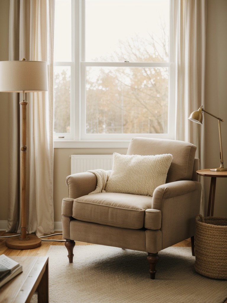 Cozy Apartment Vibes: Beige Bedroom Decor Inspo.