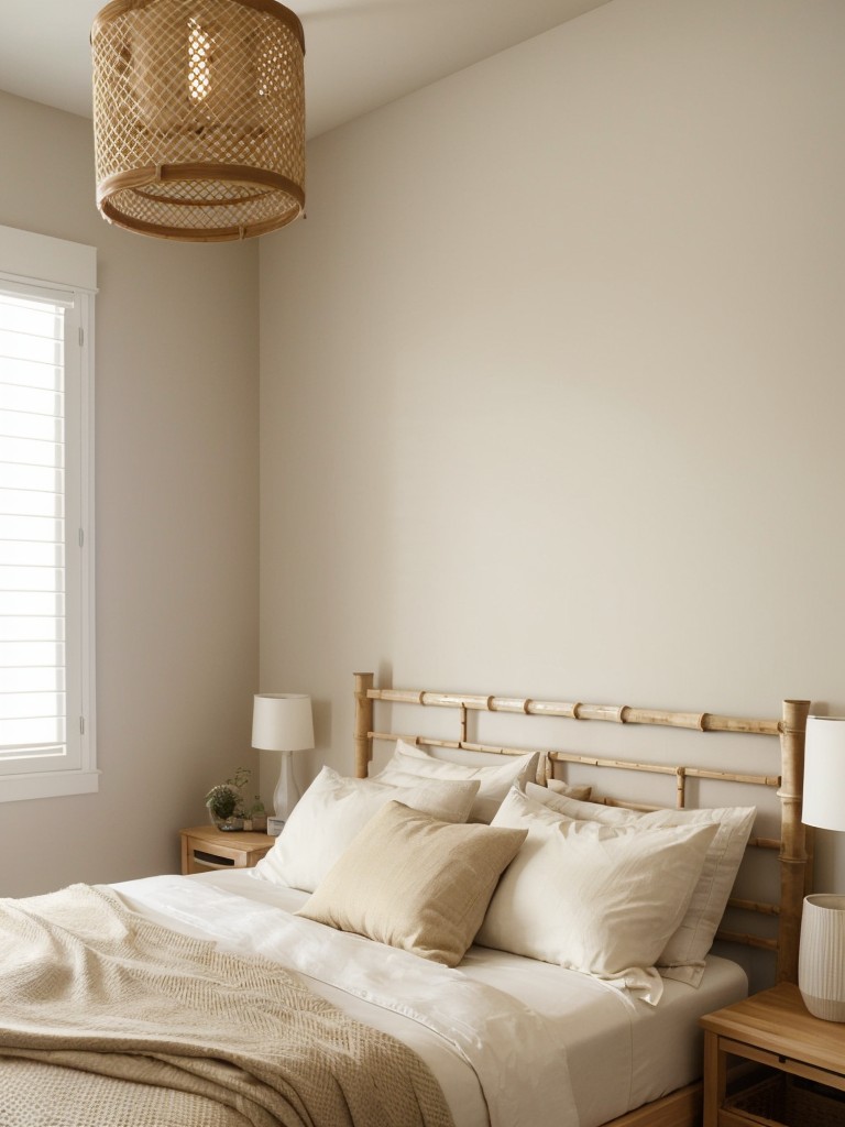 Zen Oasis: Tranquil Beige Apartment Bedroom