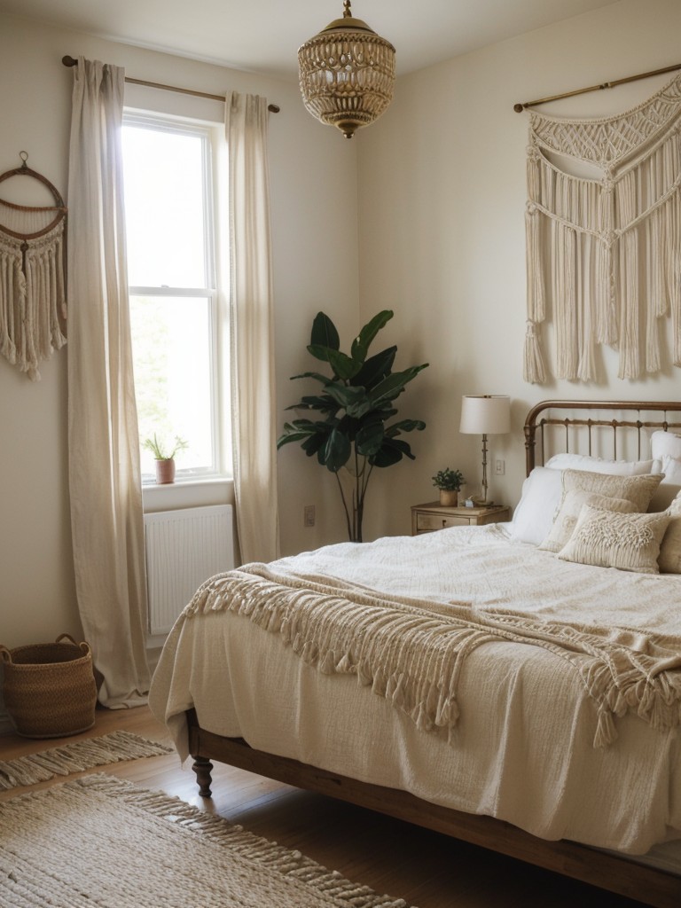 Boho Vibes: Beige Bedroom Decor Ideas