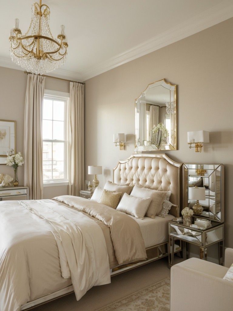 Glam Gold Accents: Chic Bedroom Decor Ideas!