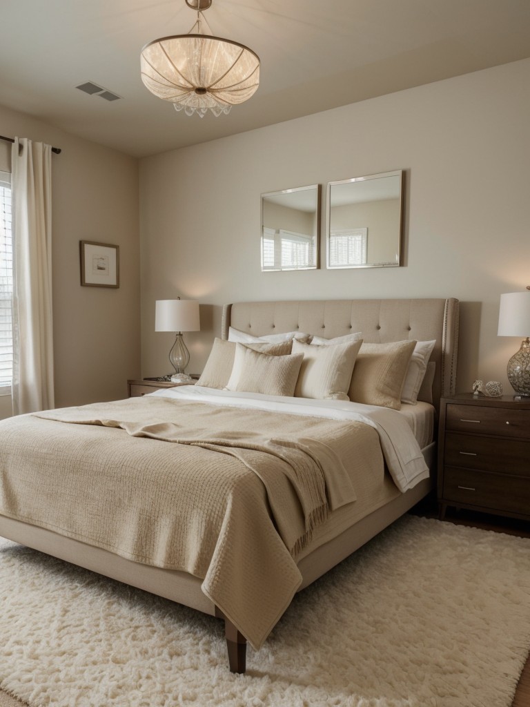 Cozy up your apartment with a chic beige bedroom makeover!